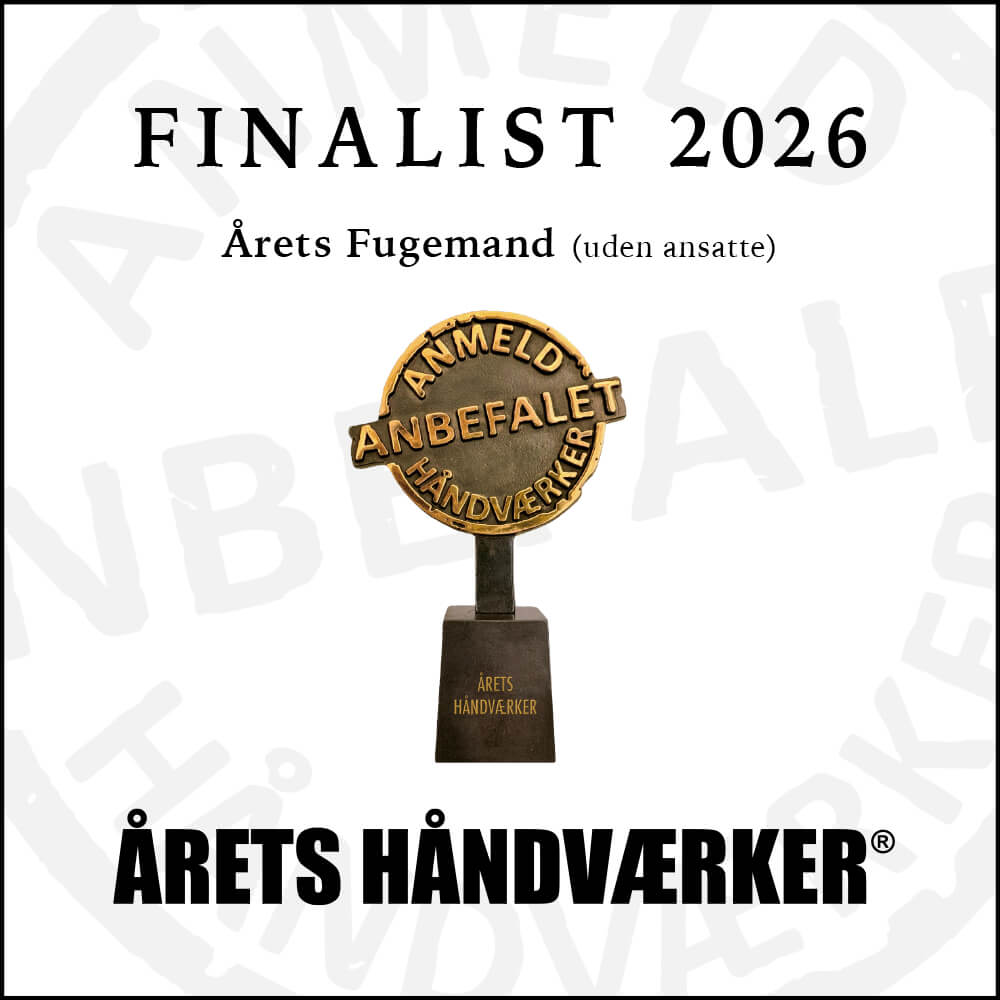 KB Fugeservice er finalist ved Årets Håndværker 2024 i kategorien Fugemand